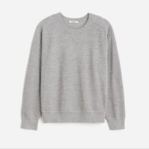 Madewell Merino Wool Pullover Sweater in Gray Mouline - Size Small - NWT